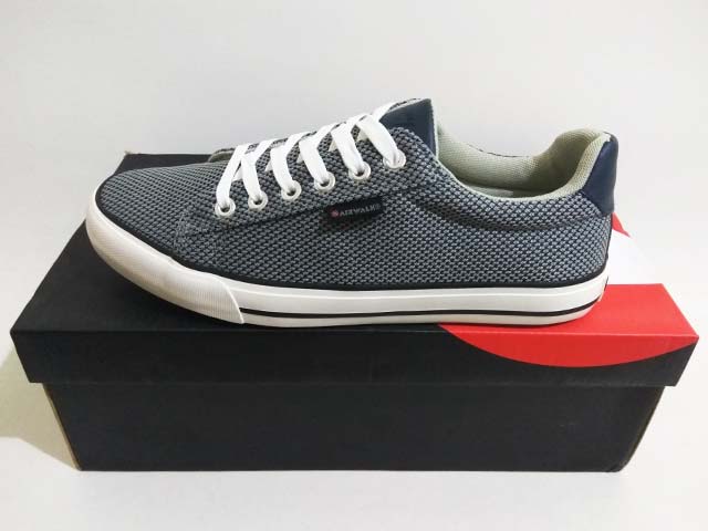  Sepatu  Airwalk  Fabian Grey Navy White Gudang Sport com