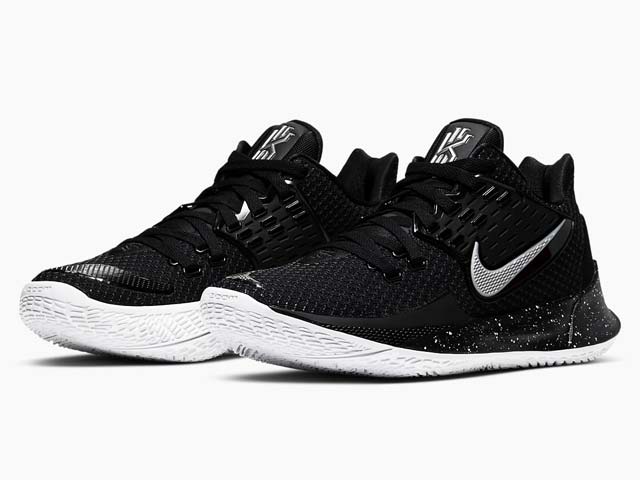 kyrie low 1 black metallic silver